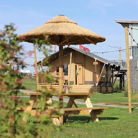 Safaritent Wood Xl Met Tuinzicht Nieuwe Wetering Exterior photo