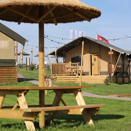 Safaritent Wood Xl Met Tuinzicht Nieuwe Wetering Exterior photo