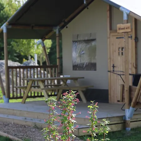 Safaritent Wood Xl Met Tuinzicht Nieuwe Wetering Exterior photo